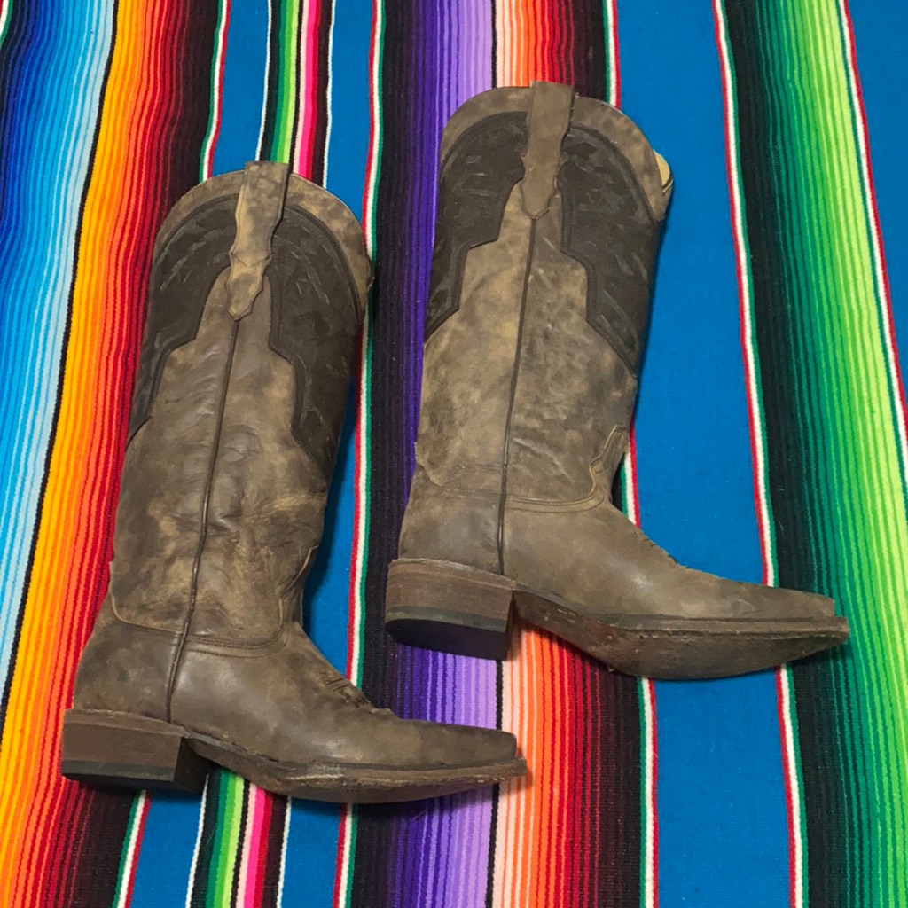 Stetson Brown And Black Women's Boots